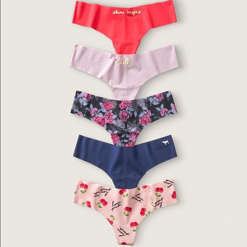 Victoria Secrets PINK No Show Thong Woman’s Panty